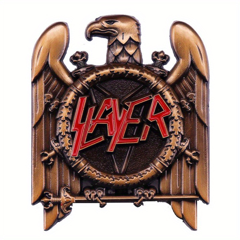 Vintage Collectible Pins - 1 adet Retro Ağır Metal Grubu