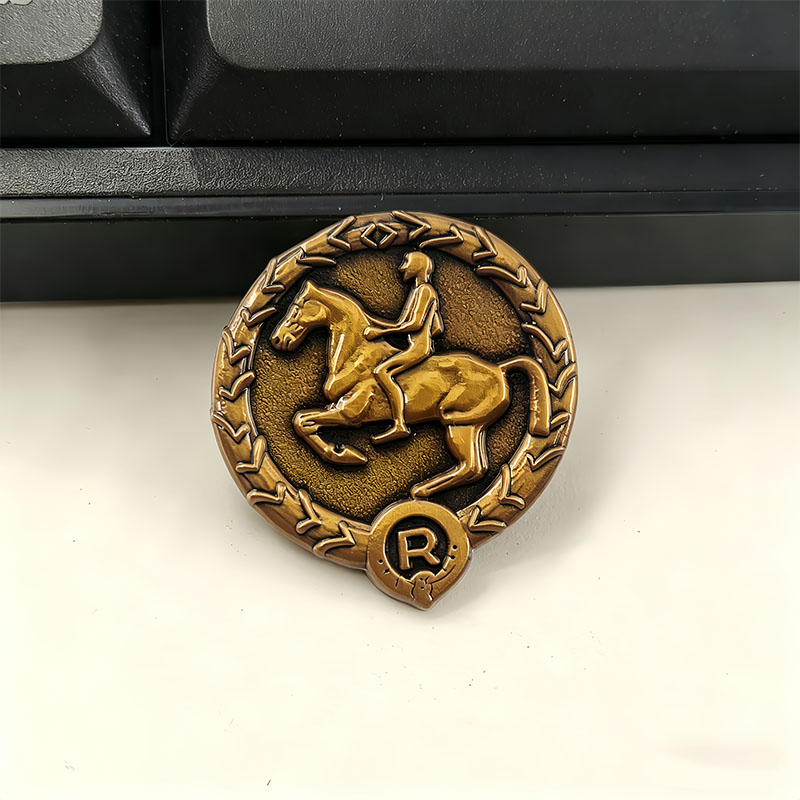 Vintage Collectible Pins - Alman Genç Süvari Rozeti Alman At