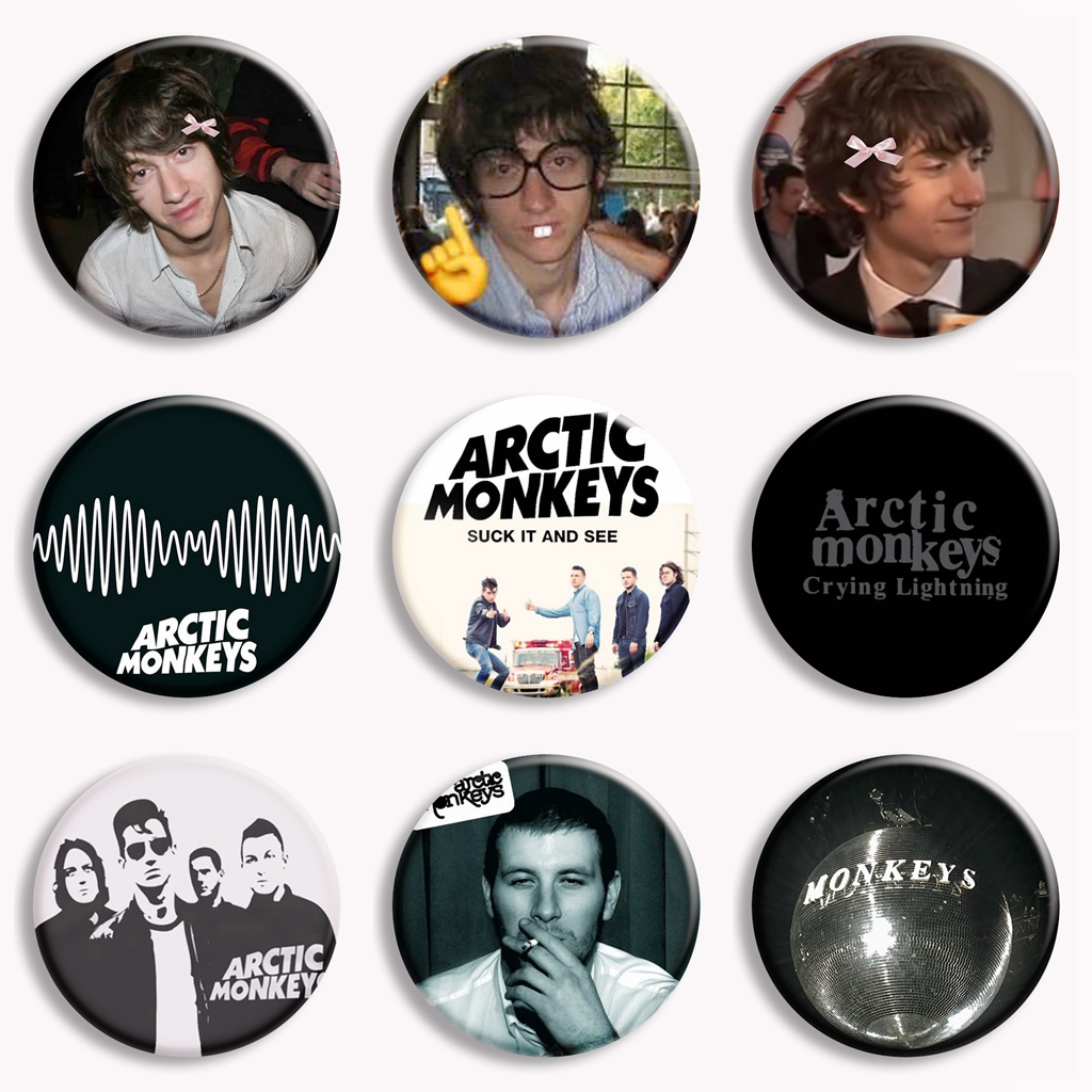 Vintage Collectible Pins - Vintage Arctic Monkeys Müzik Grubu Albüm