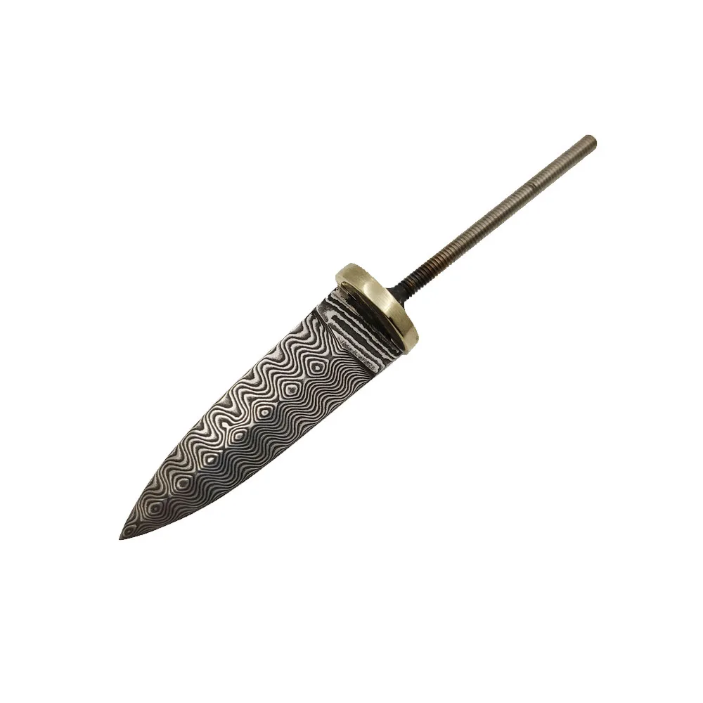 Vintage Collectible Knife - Vintage Şam Çelik Çay Bıçağı Çerçevesi,