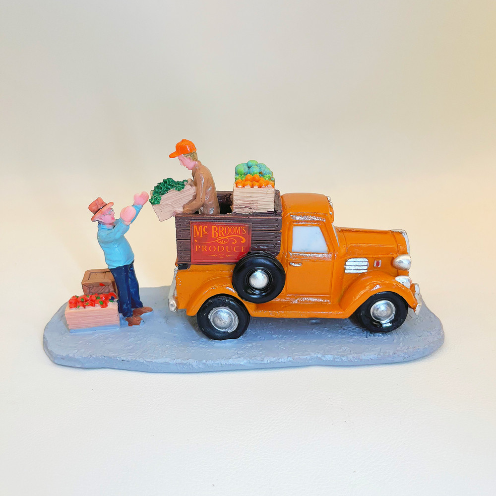 Vintage Collectible Trucks - Vintage Çiftlik Hasadı Teslimat Kamyonu Reçine