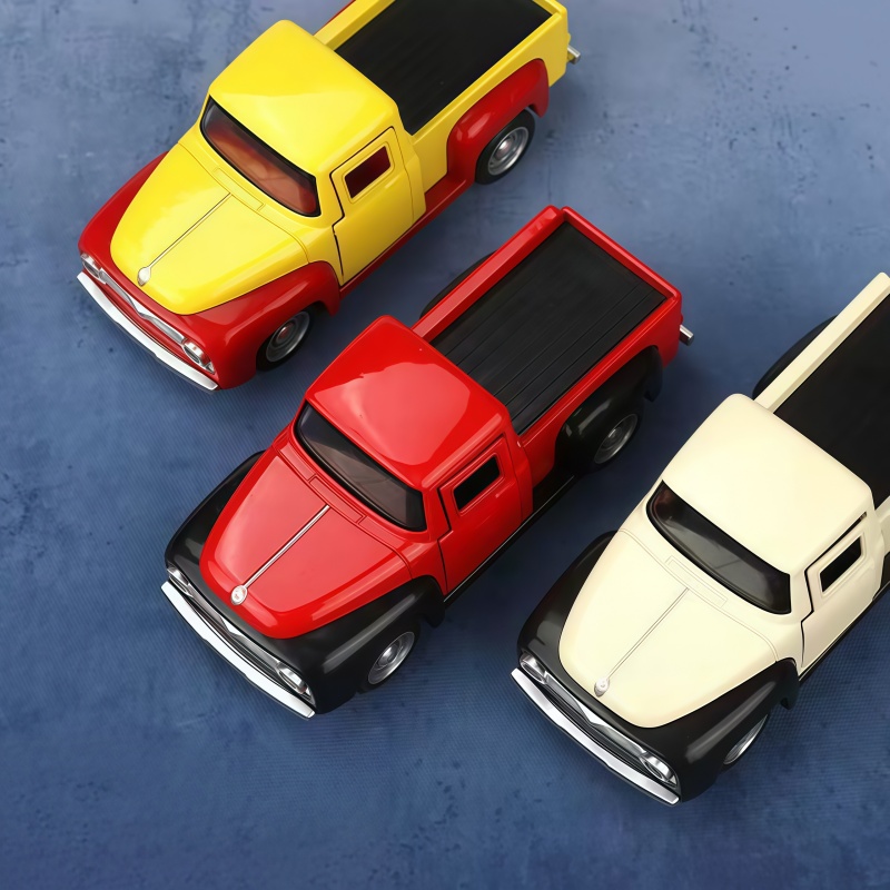 Retro Pikap Kamyon Diecast Ala - Vintage Collectible Trucks incelemesi ve fiyatı