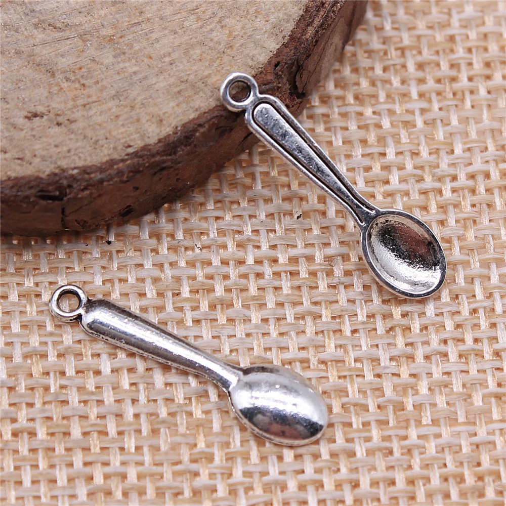 WYSIWYG 40 adet 24x6mm Charms  - Vintage Collectible Spoons incelemesi ve fiyatı