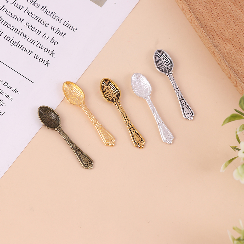 10 adet 1:12 Dollhouse minyatü - Vintage Collectible Spoons incelemesi ve fiyatı