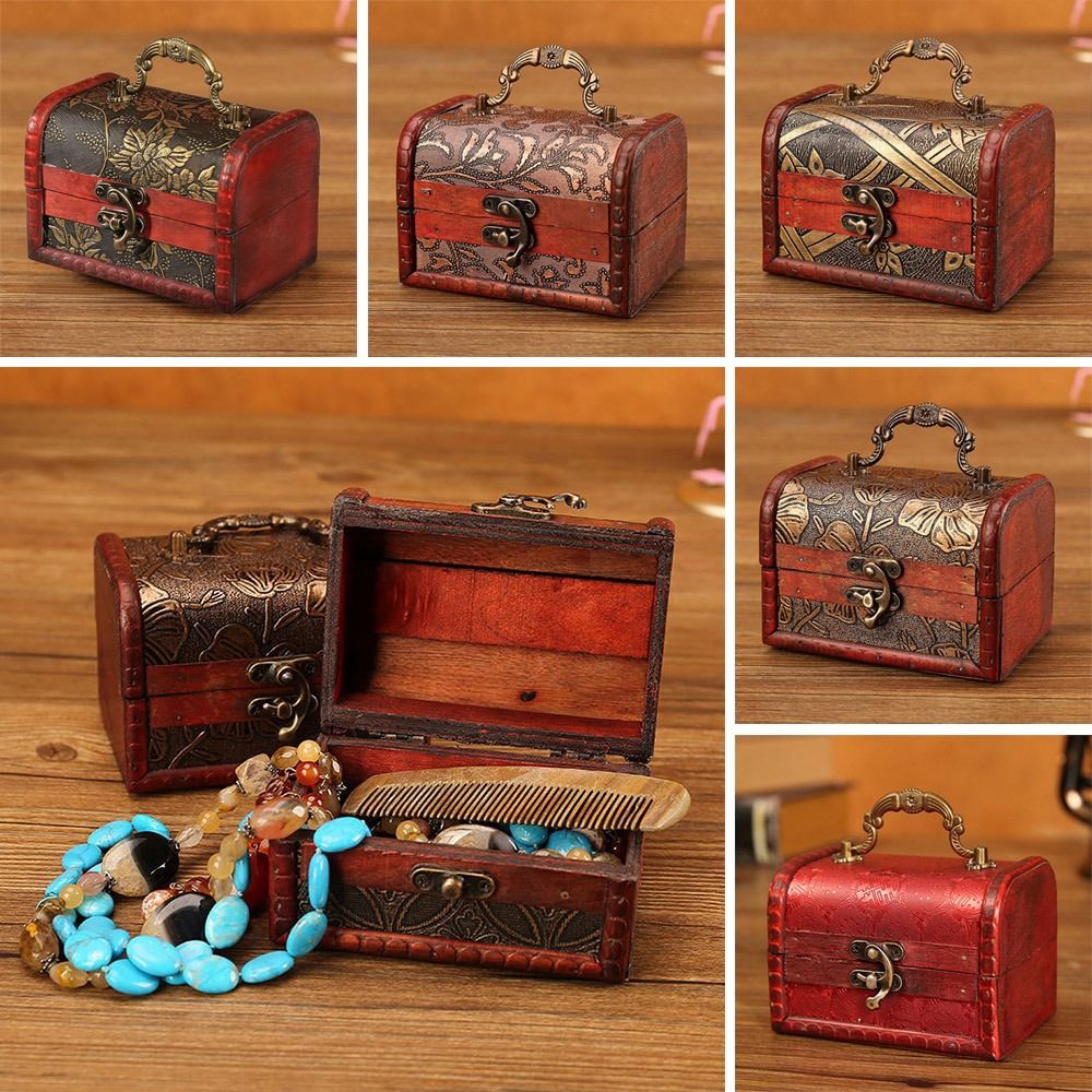 Yaratıcı Mini Ahşap Mücevher K - Vintage Collectible Show incelemesi ve fiyatı