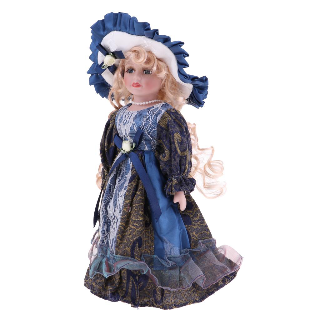 Vintage Porselen Bebek 30cm Ko - Vintage Collectible Porcelain Dolls incelemesi ve fiyatı