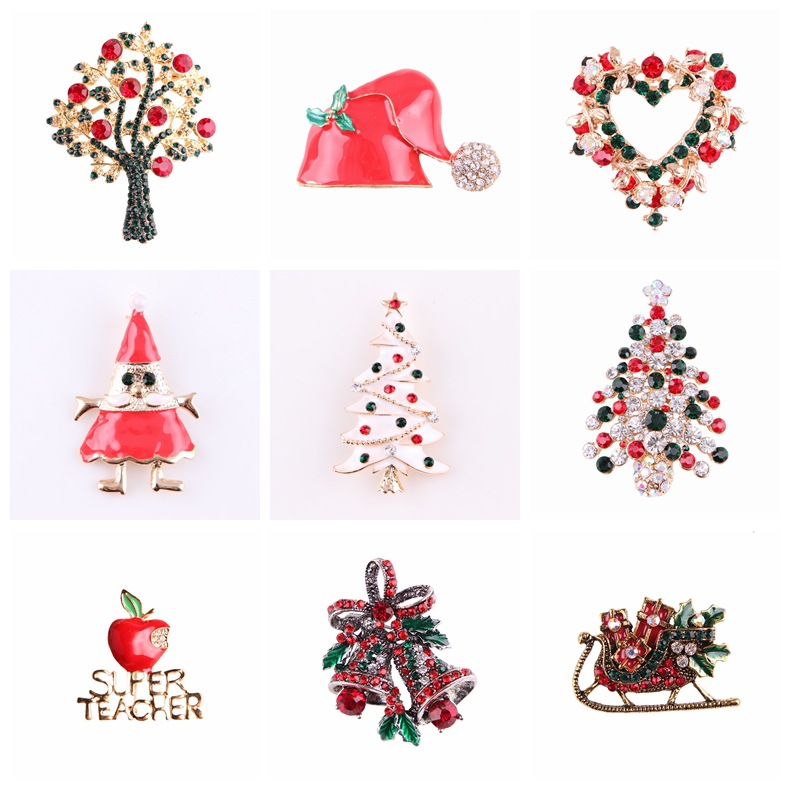 Vintage Rhinestone Noel Broş K - Vintage Collectible Pins incelemesi ve fiyatı