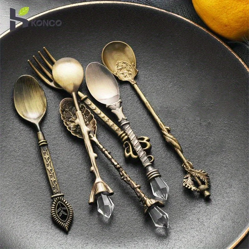 6 adet Vintage kaşık çatal kra - Vintage Collectible Spoons incelemesi ve fiyatı