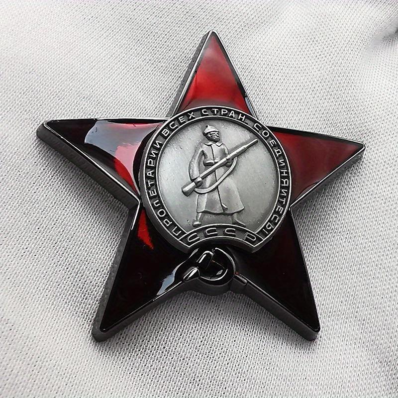 1 adet kırmızı yıldız rozeti y - Vintage Collectible Pins incelemesi ve fiyatı